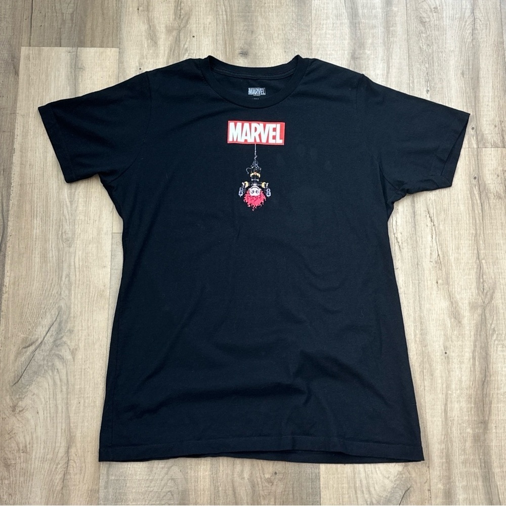 Marvel Black Widow Hanging Junior Women's T-Shirt Size 2X EUC
